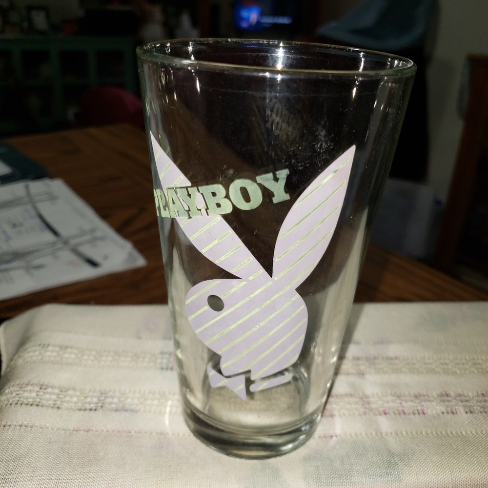 Vintage Playboy 16oz Glass